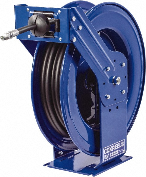 CoxReels Hose Reel with Hose: 3/4" ID Hose x 25', Spring Retractable - TMP-N-525