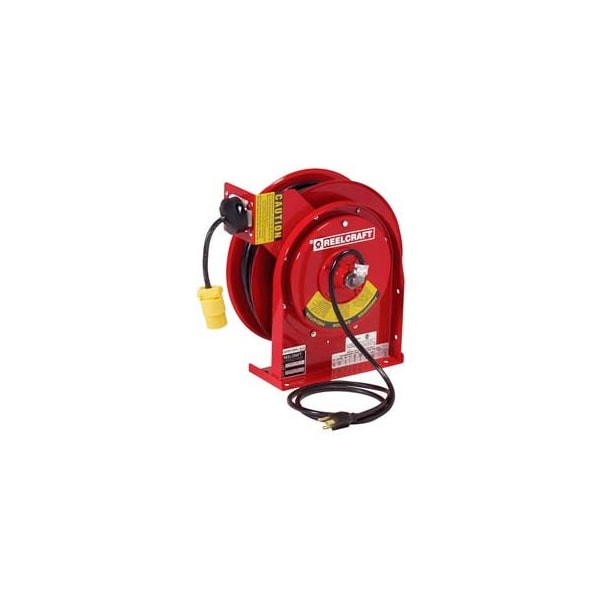 Reelcraft Reelcraft L 4545 123 3B 12 AWG / 3 Cond  x 45ft, 20 AMP, Single Outlet, with Cord, 435 lbs - L 4545 123 3B