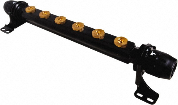 Transair Air Hose 6 Port Push-to-Connect Manifold: Plastic - 6653 25 22 06