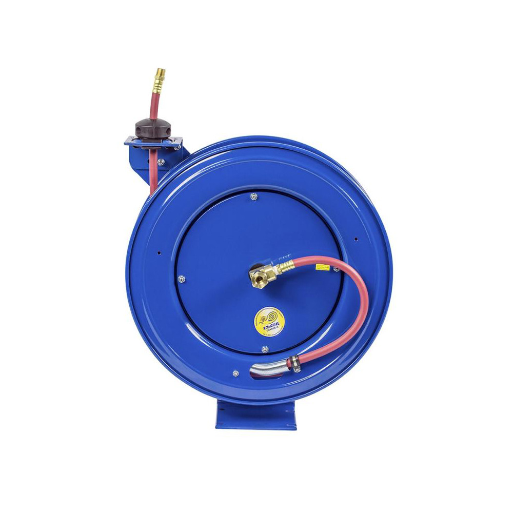 CoxReels Hose Reel with Hose: 3/8" ID Hose x 75', Spring Retractable - EZ-SH-375