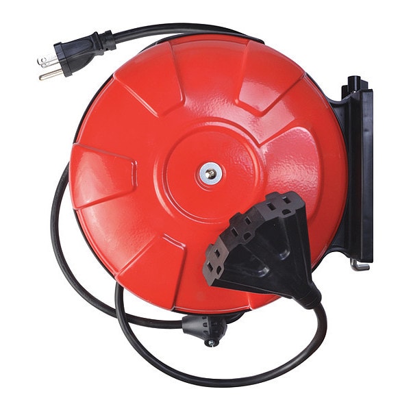 Southwire 30 ft. 14/3 Cord Reel Power Station 3 Outlets - 48006SW
