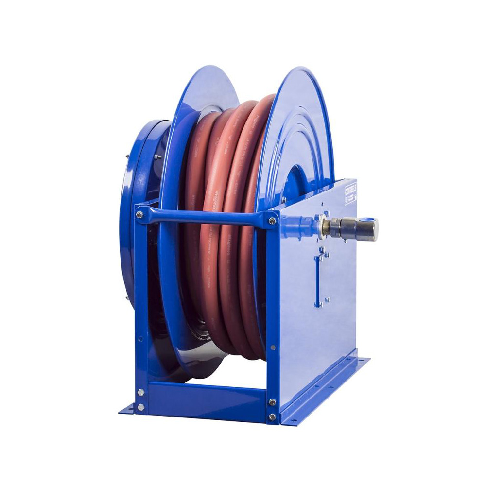 CoxReels Hose Reel with Hose: 3/4" ID Hose x 50', Spring Retractable - SLP-550