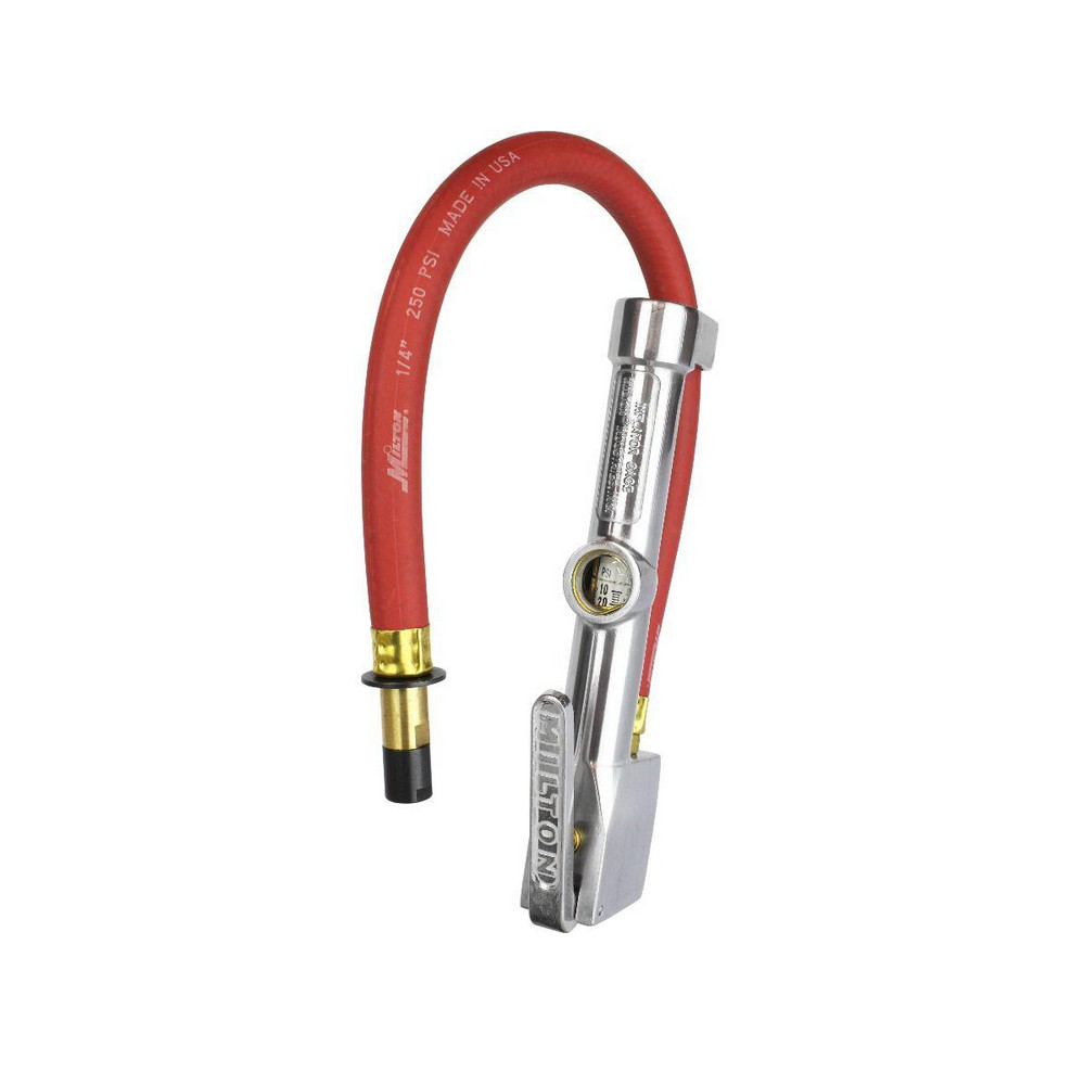 Milton 160 Max psi Closed Check Aluminum/EPDM Inflator Gauge - 502