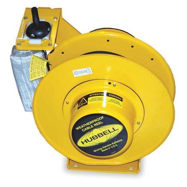 Hubbell Wiring Device-Kellems 50 ft. 10/3 Retractable Cord Reel 25 Amps 600VAC Voltage - HBL501032W