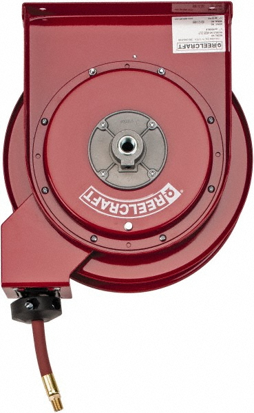 CoxReels Hose Reel with Hose: 3/8" ID Hose x 75', Spring Retractable - EZ-SH-375-HV