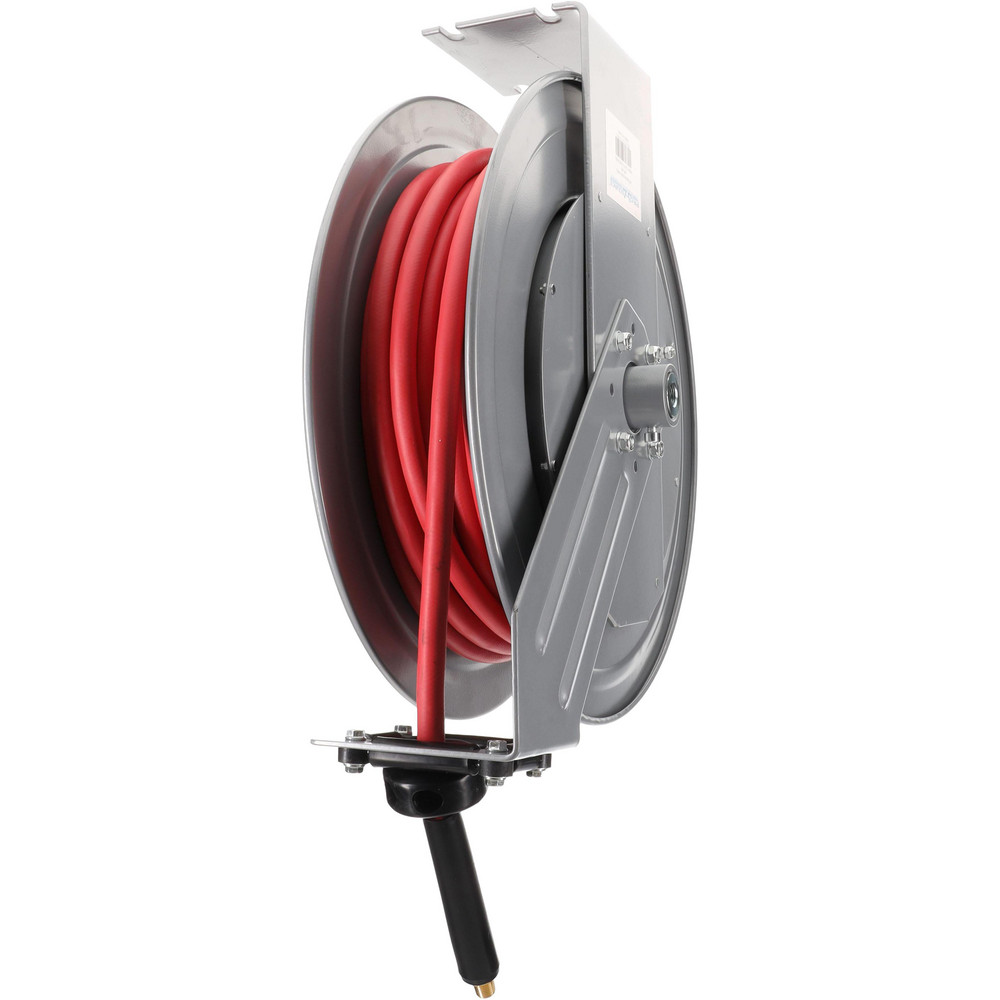 PRO-SOURCE Hose Reel with Hose: 3/8" ID Hose x 50', Spring Retractable - 2830035010PRO