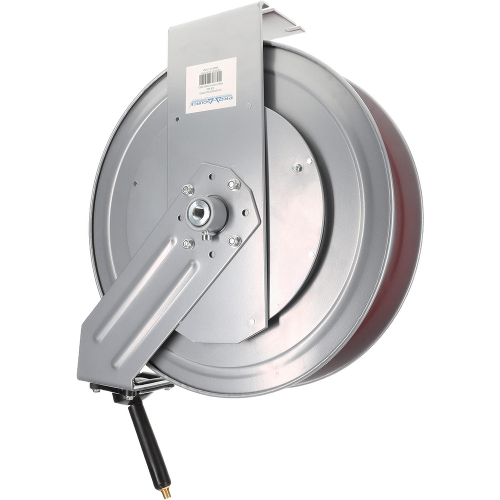 PRO-SOURCE Hose Reel with Hose: 3/8" ID Hose x 50', Spring Retractable - 2830035010PRO