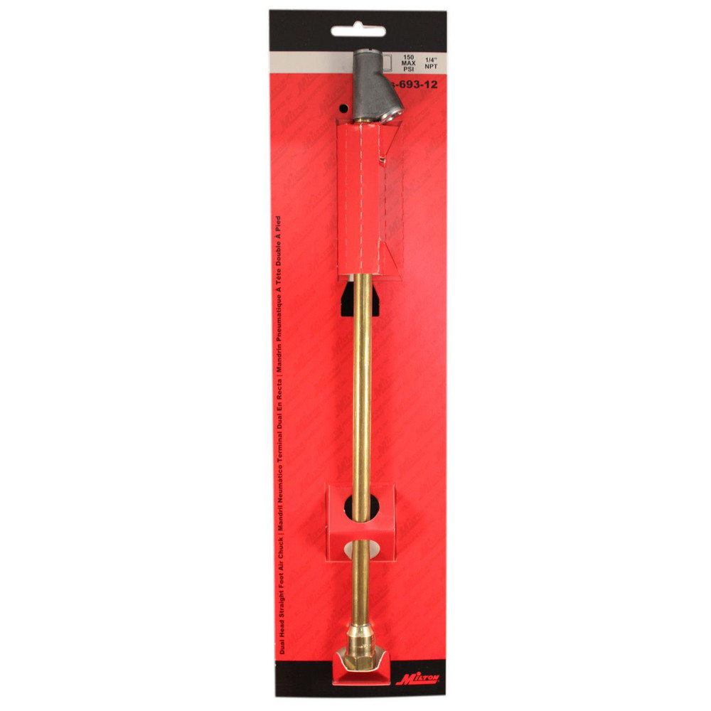 Milton 150 Max psi Closed Check Brass Air Chuck - S-693-12