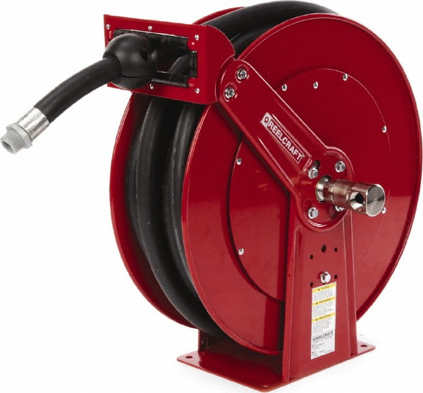 CoxReels Hose Reel with Hose: 3/4" ID Hose x 25', Spring Retractable - EZ-SHF-525