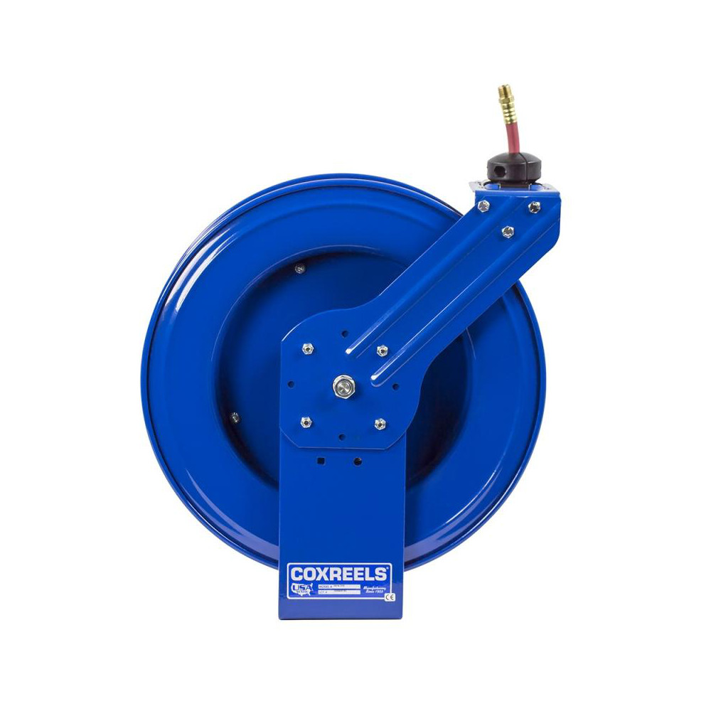 CoxReels Hose Reel with Hose: 3/8" ID Hose x 50', Spring Retractable - SH-N-350