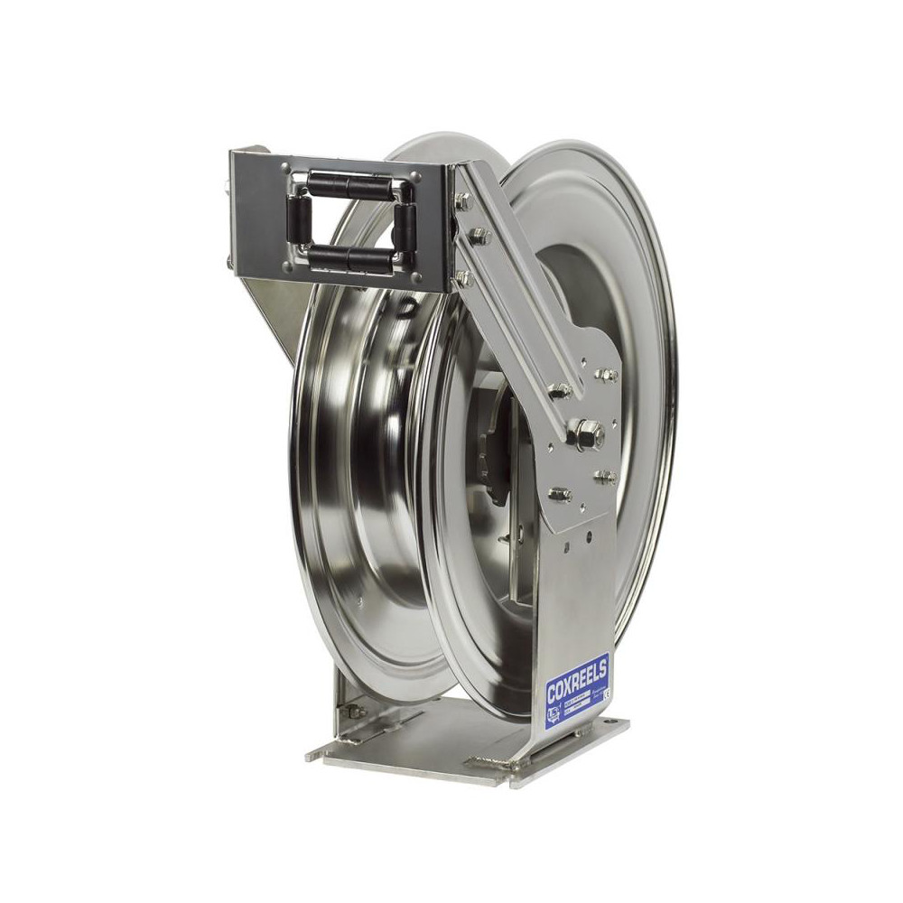 CoxReels Hose Reel without Hose: 3/8" ID Hose, 50' Long - TSHL-N-350-SS