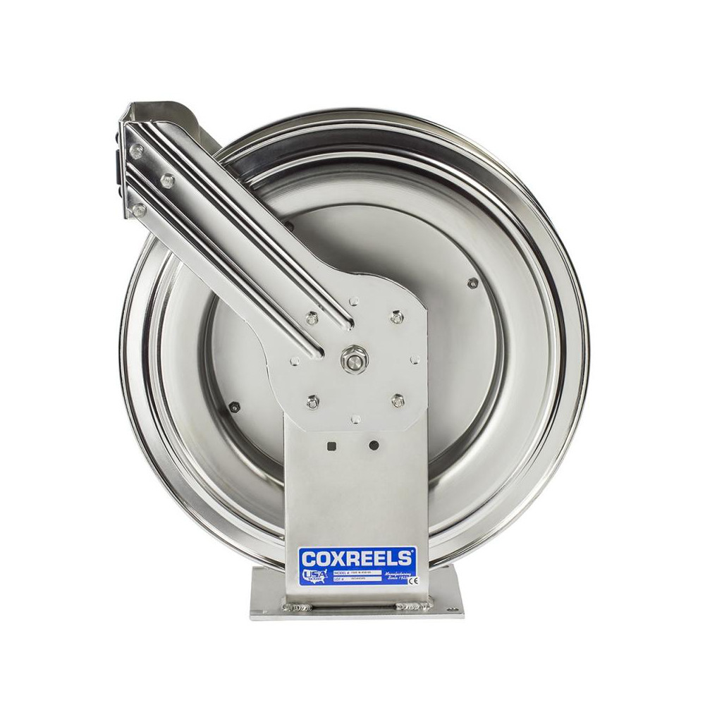 CoxReels Hose Reel without Hose: 3/8" ID Hose, 50' Long - TSHL-N-350-SS