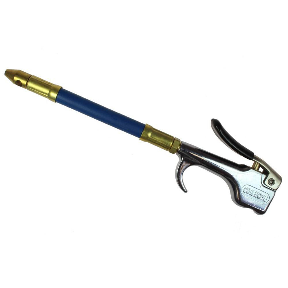 Coilhose Pneumatics Air Blow Gun: Safety Flexible Extension Tube, Thumb Lever - 600-FF06