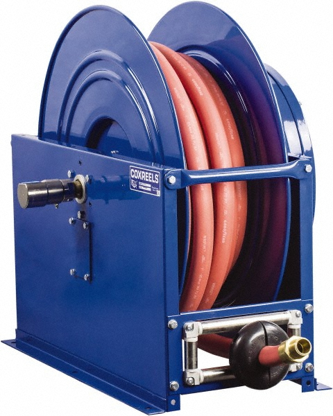 CoxReels Hose Reel with Hose: 3/4" ID Hose x 100', Spring Retractable - SMP-5100