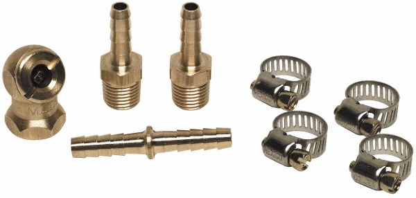 Coilhose Pneumatics Air Hose Male Ends, Splicers & Brass Ball Chuck: Brass - RKH01