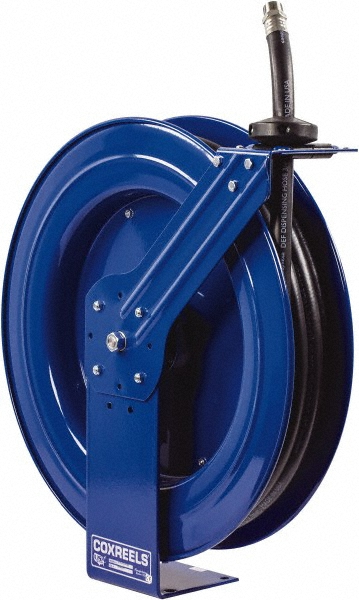 CoxReels Hose Reel with Hose: 3/4" ID Hose x 50', Spring Retractable - SH-N-550-DF-BBX