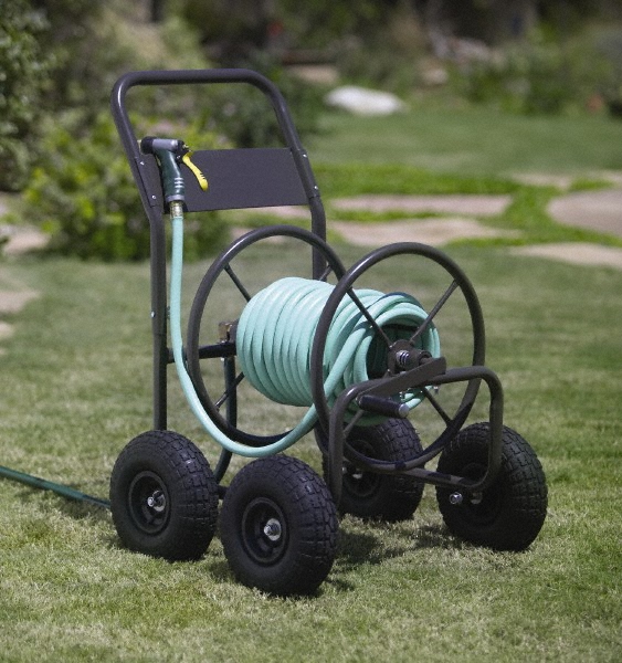 Reelcraft Hose Reel with Hose: 3/8" ID Hose x 20', Spring Retractable - B3620 OLP