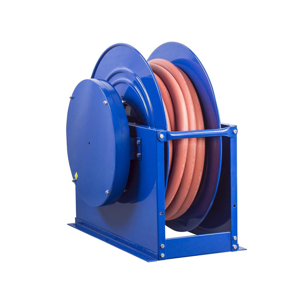 CoxReels Hose Reel with Hose: 1" ID Hose x 50', Spring Retractable - SLP-650