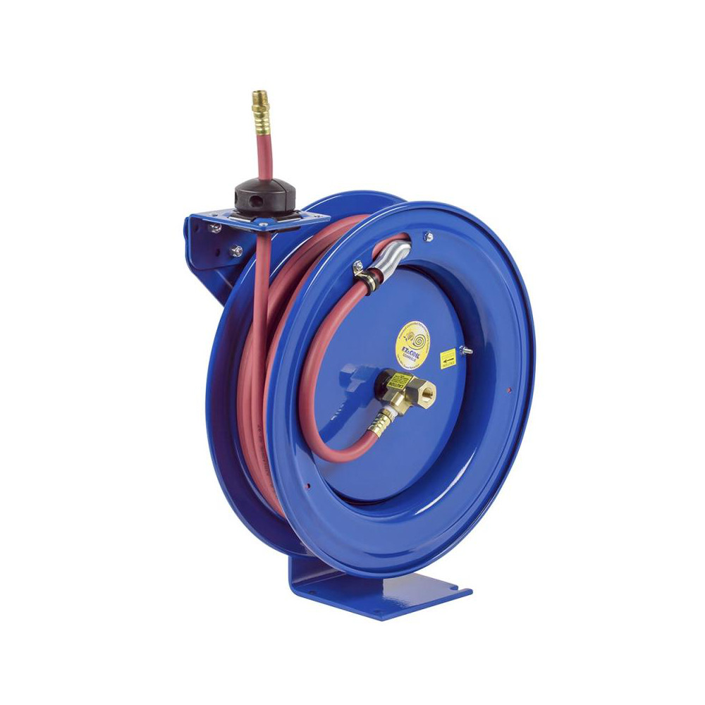 CoxReels Hose Reel with Hose: 1/2" ID Hose x 50', Spring Retractable - EZ-P-LP-450
