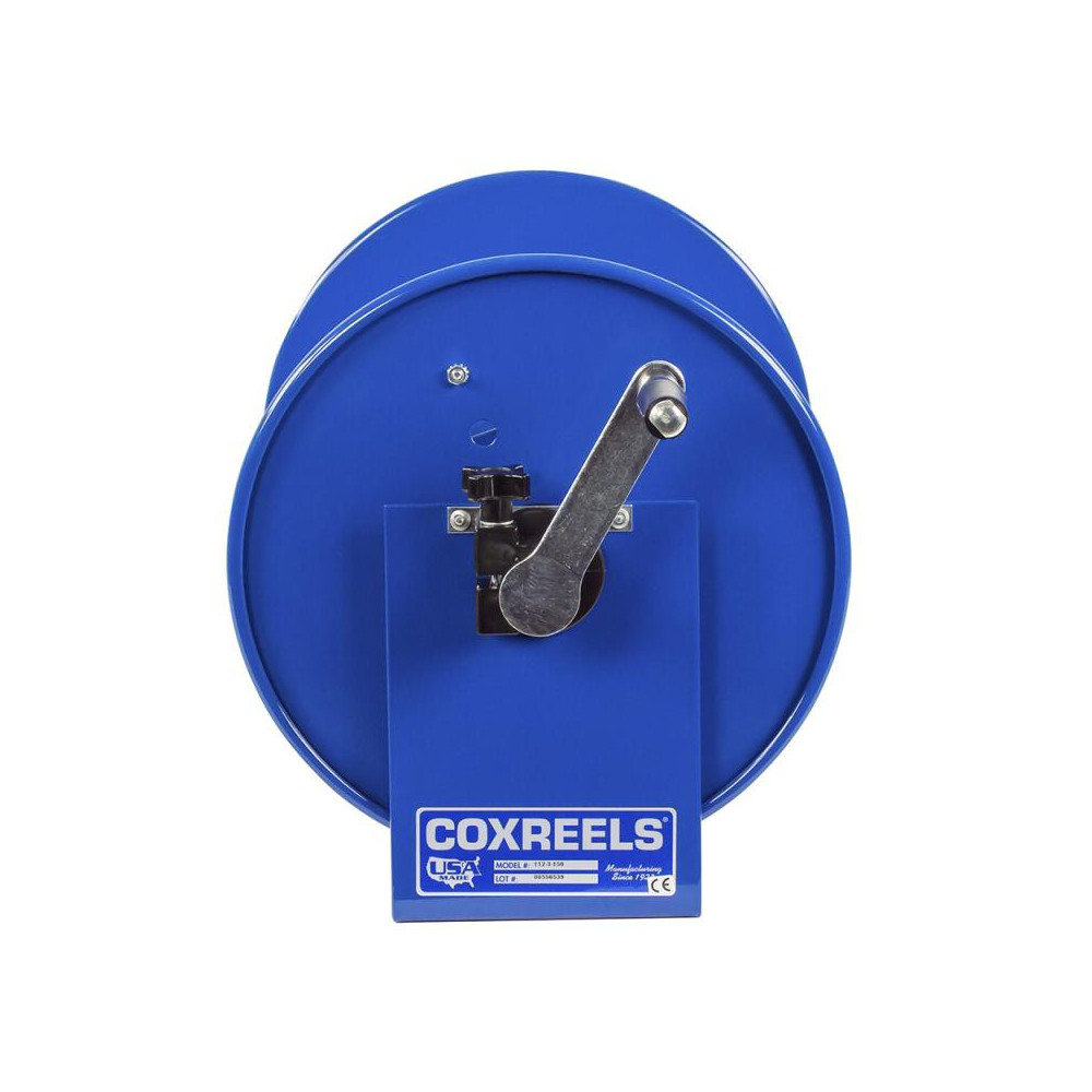 CoxReels Hose Reel without Hose: 3/8" ID Hose, 100' Long, Hand Crank - 112-3-100