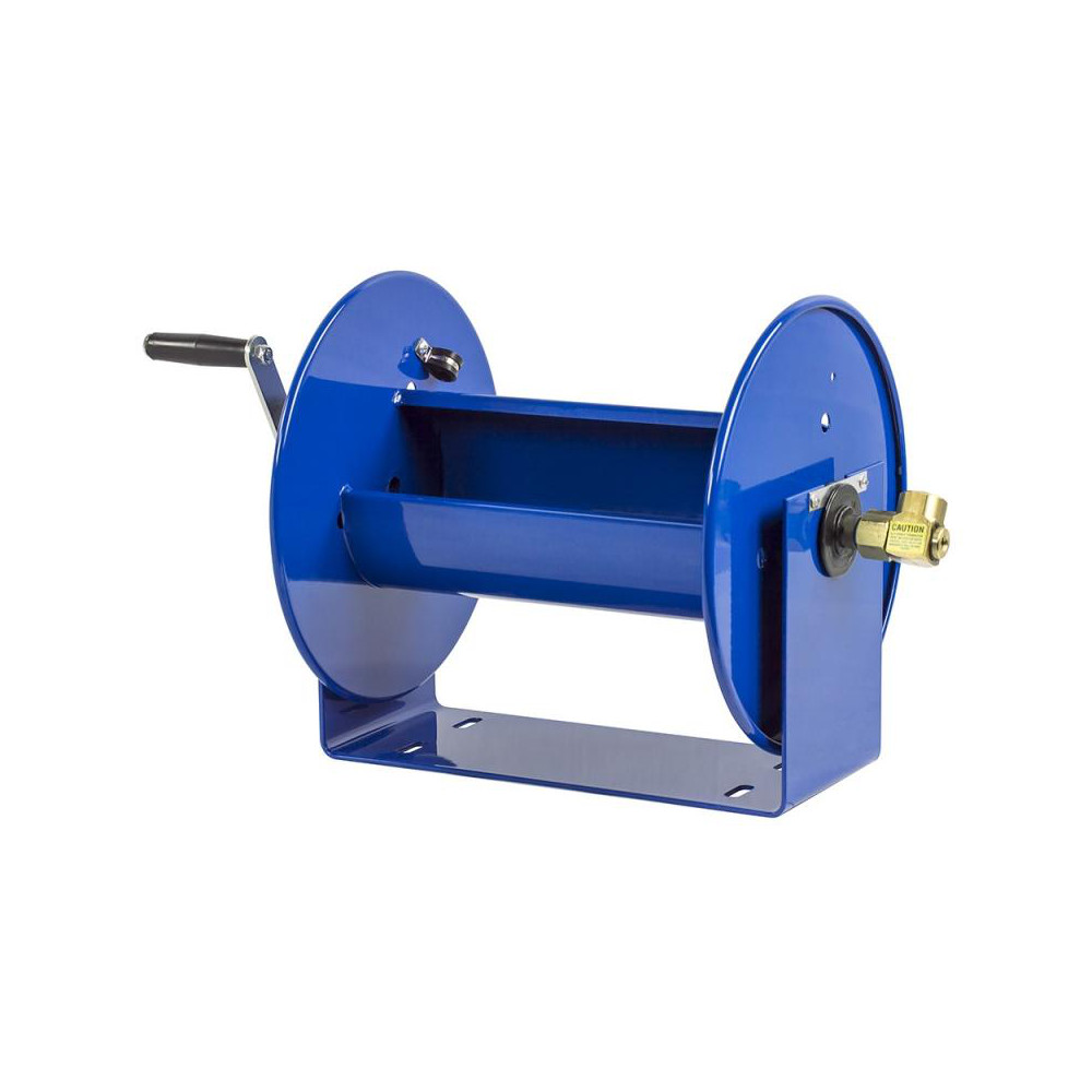 CoxReels Hose Reel without Hose: 3/8" ID Hose, 100' Long, Hand Crank - 112-3-100