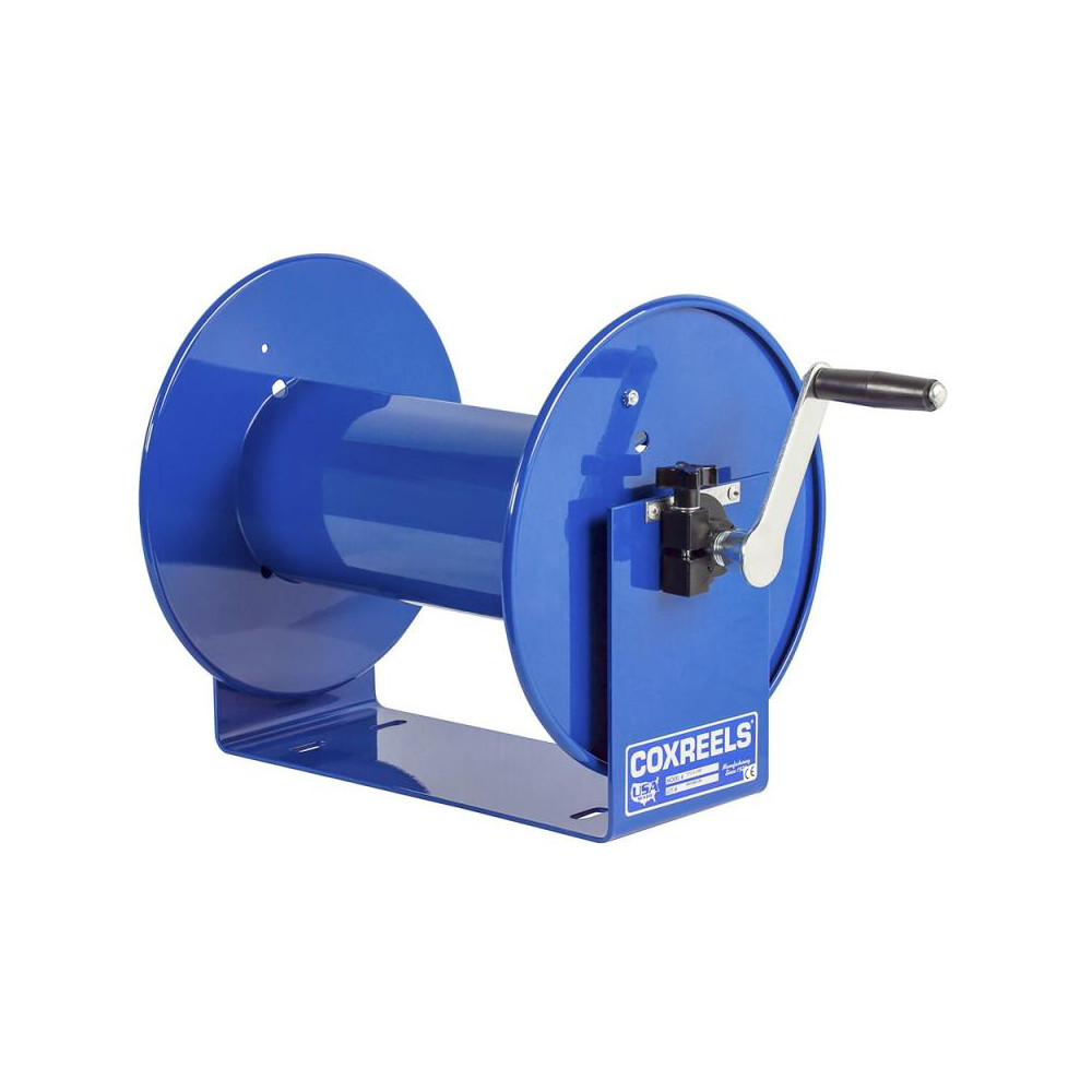 CoxReels Hose Reel without Hose: 3/8" ID Hose, 100' Long, Hand Crank - 112-3-100