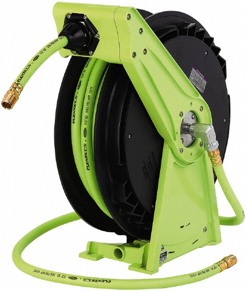 Legacy Hose Reel with Hose: 1/2" ID Hose x 50', Spring Retractable - L8041FZ