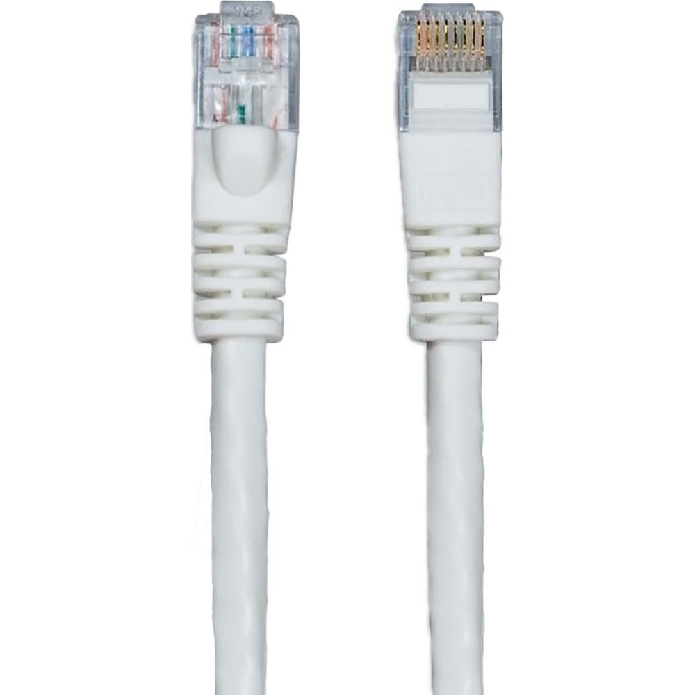 CompuCablePlusUSA Network & Ethernet Cable: Wire Type: Cat6; Wire Size: 24.000; Shield Type: Unshielded; Transmission Speed: 550 - MRJ-L6U-25WHI