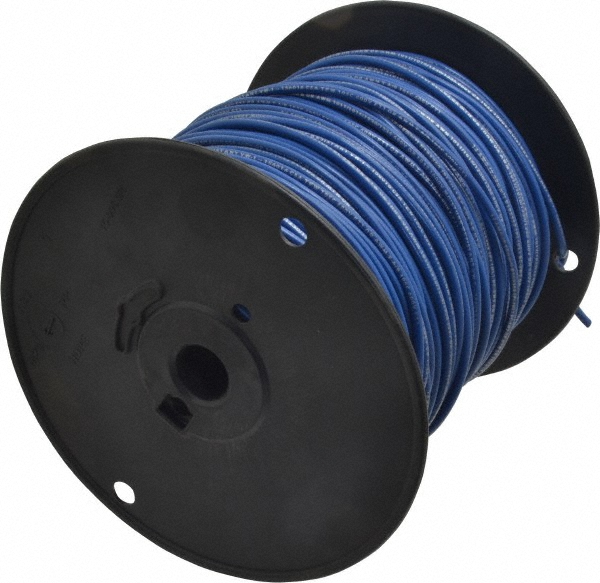 Southwire Machine Tool Wire: 6 AWG, Black, 500' Long, Polyvinylchloride, 0.314" OD - 411100508