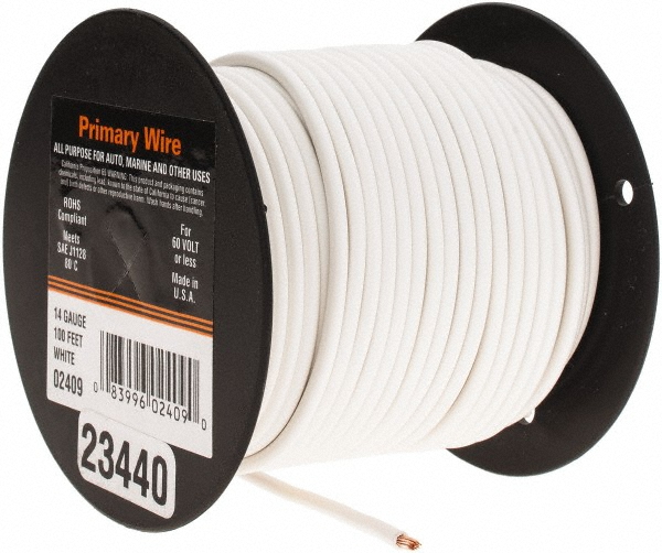 EastPenn 14 AWG, 100' OAL, Hook Up Wire - 23446