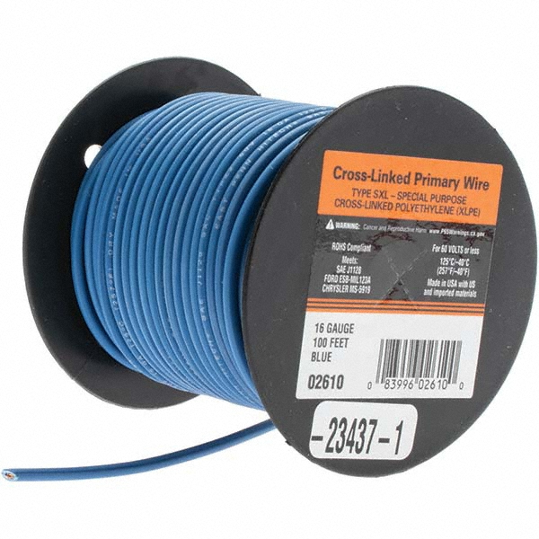 Alpha Wire 16 AWG, 1 Strand, 305 m OAL, Tinned Copper Hook Up Wire - 3057/1 WH001