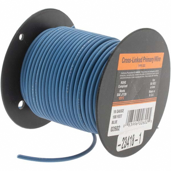 Alpha Wire 18 AWG, 1 Strand, 305 m OAL, Tinned Copper Hook Up Wire - 3055/1 RD001