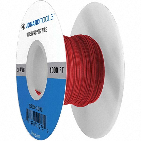 OK Industries 30 AWG, 1 Strand, 30.4 m OAL, Copper Hook Up Wire - R30G-0100