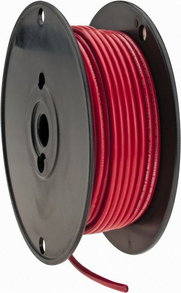Made in USA 10 AWG, 105 Strand, 500' OAL, Tinned Copper Hook Up Wire - 893-5-500