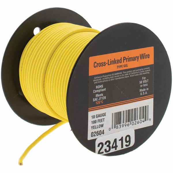 Alpha Wire 18 AWG, 16 Strand, 305 m OAL, Tinned Copper Hook Up Wire - 3055 GR001