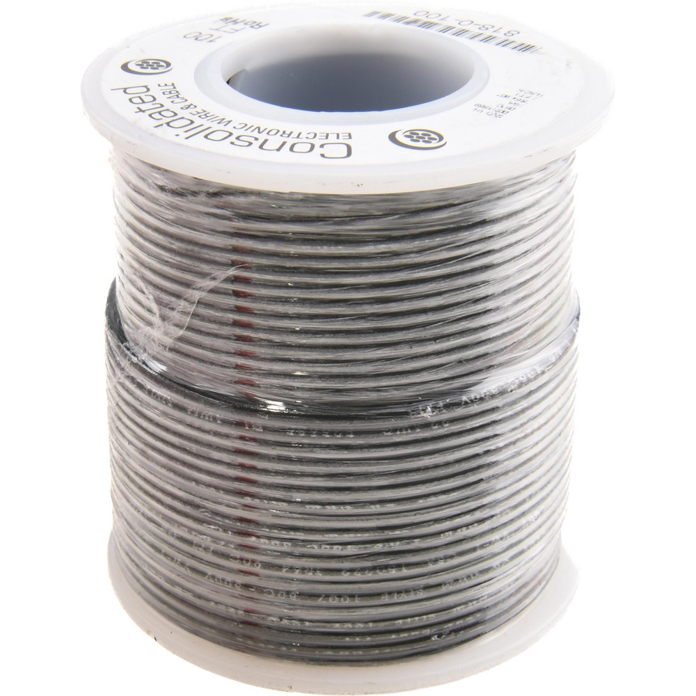 Made in USA 22 AWG, 7 Strand, 25' OAL, Tinned Copper Hook Up Wire - 866-22-6X25