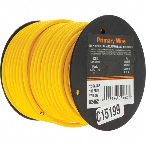 EastPenn 12 AWG, 100' OAL, Hook Up Wire - -23462-2