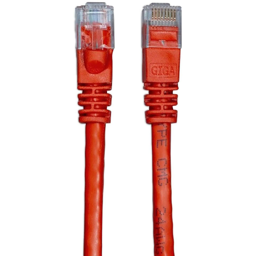 CompuCablePlusUSA Network & Ethernet Cable: Wire Type: Cat6; Wire Size: 24.000; Shield Type: Unshielded; Transmission Speed: 550 - MRJ-L6U-03RED10