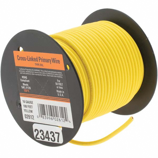 Alpha Wire 16 AWG, 1 Strand, 305 m OAL, Tinned Copper Hook Up Wire - 3057/1 GR001