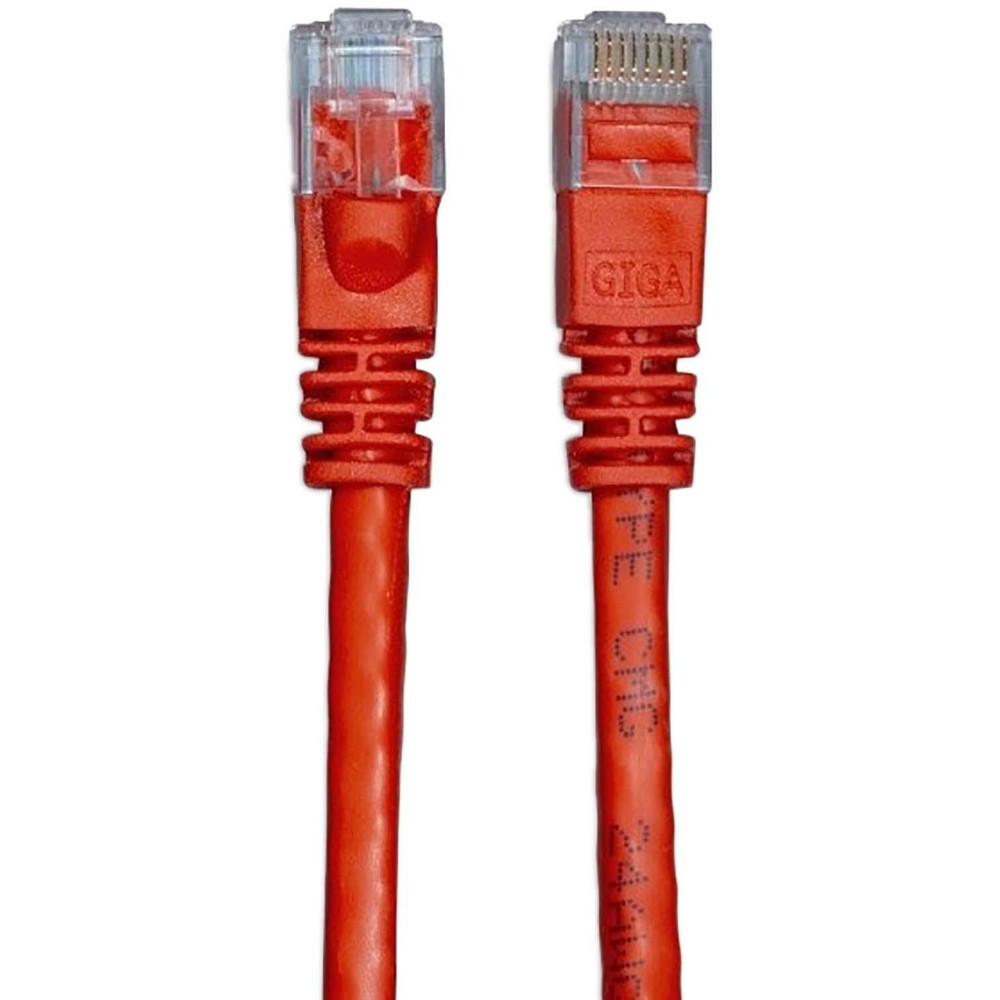 CompuCablePlusUSA Network & Ethernet Cable: Wire Type: Cat6; Wire Size: 24.000; Shield Type: Unshielded; Transmission Speed: 550 - MRJ-L6U-10RED10