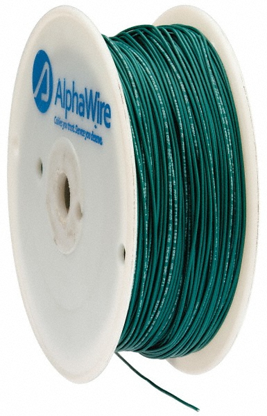 Alpha Wire 22 AWG, 7 Strand, 305 m OAL, Tinned Copper Hook Up Wire - 3051 GR001