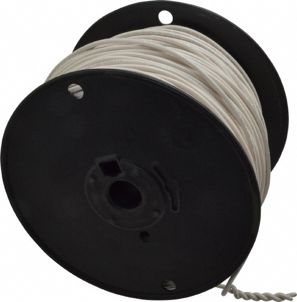 Southwire Machine Tool Wire: 16 AWG, Gray, 500' Long, Polyvinylchloride, 0.12" OD - 411020509