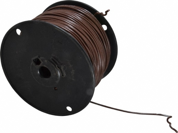 Southwire Machine Tool Wire: 16 AWG, Gray, 500' Long, Polyvinylchloride, 0.12" OD - 411020509