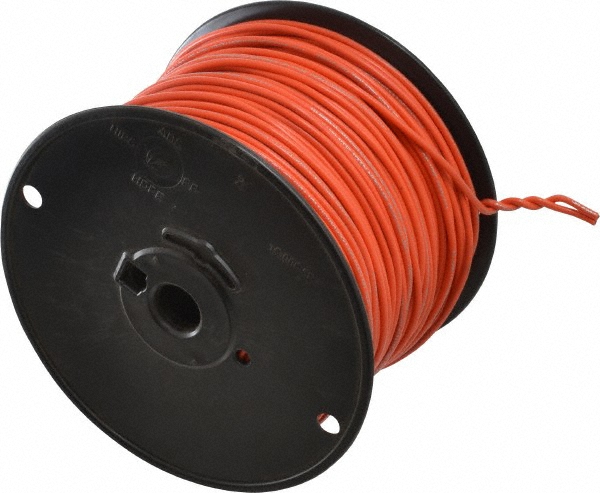 Southwire Machine Tool Wire: 16 AWG, Gray, 500' Long, Polyvinylchloride, 0.12" OD - 411020509