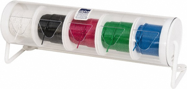 Made in USA 24 AWG, 7 Strand, 25' OAL, Tinned Copper Hook Up Wire - KRCW817-001