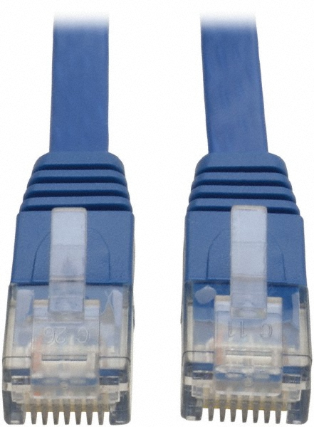 CompuCablePlusUSA Network & Ethernet Cable: Wire Type: Cat6; Wire Size: 24.000; Shield Type: Unshielded; Transmission Speed: 550 - MRJ-L6U-14BLK10