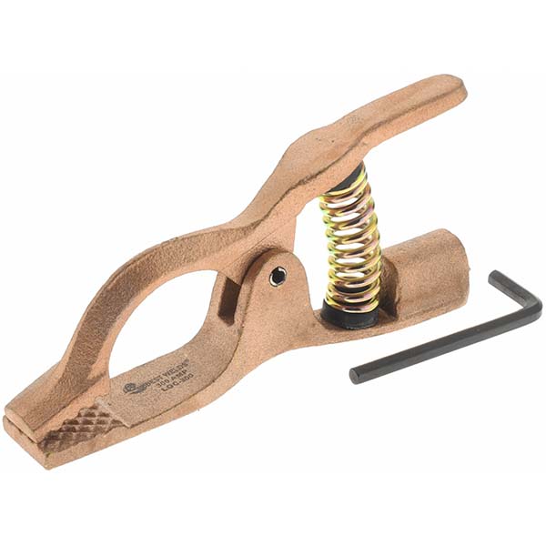 Hubbell Workplace Solutions 19 AWG, 3 Ft., Hand Clamp, Terminal, Grounding Cable with Clamps - GCSI-HE-03