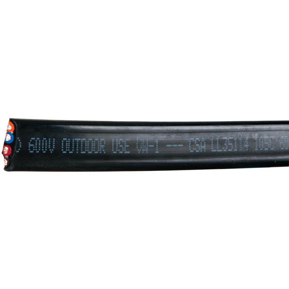 Hubbell Workplace Solutions Machine Tool Wire: 12 AWG, Black, 1' Long, Polyvinylchloride - GR70041404