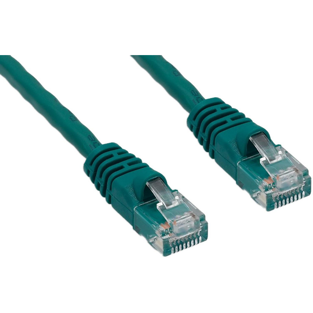 CompuCablePlusUSA Network & Ethernet Cable: Wire Type: Cat6; Wire Size: 24.000; Shield Type: Unshielded; Transmission Speed: 550 - MRJ-L6U-25GRE