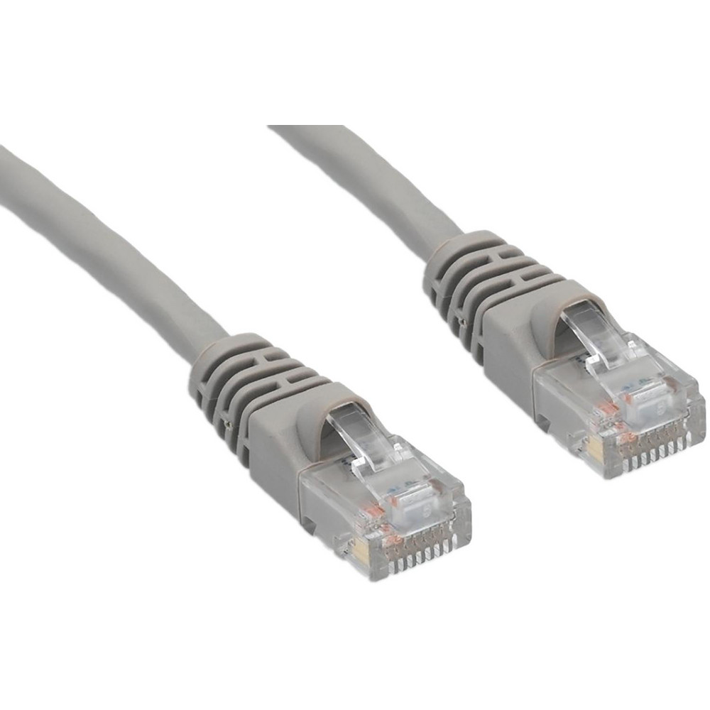 CompuCablePlusUSA Network & Ethernet Cable: Wire Type: Cat6; Wire Size: 24.000; Shield Type: Unshielded; Transmission Speed: 550 - MRJ-L6U-03GRA10